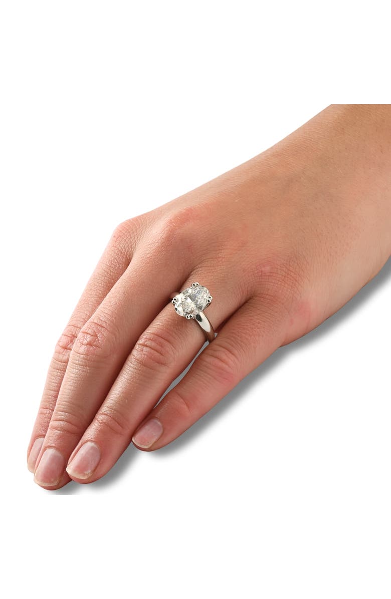 Bliss Diamond Certified 4Ct Oval Diamond Solitaire Engagement Ring Lab Grown, Alternate, color, 14K Rose Gold