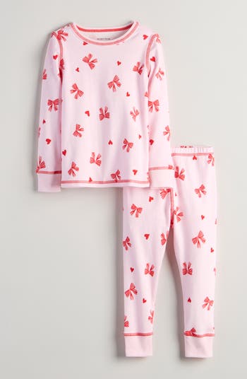 Kids' Print Fitted Cotton Two-Piece Pajama Set