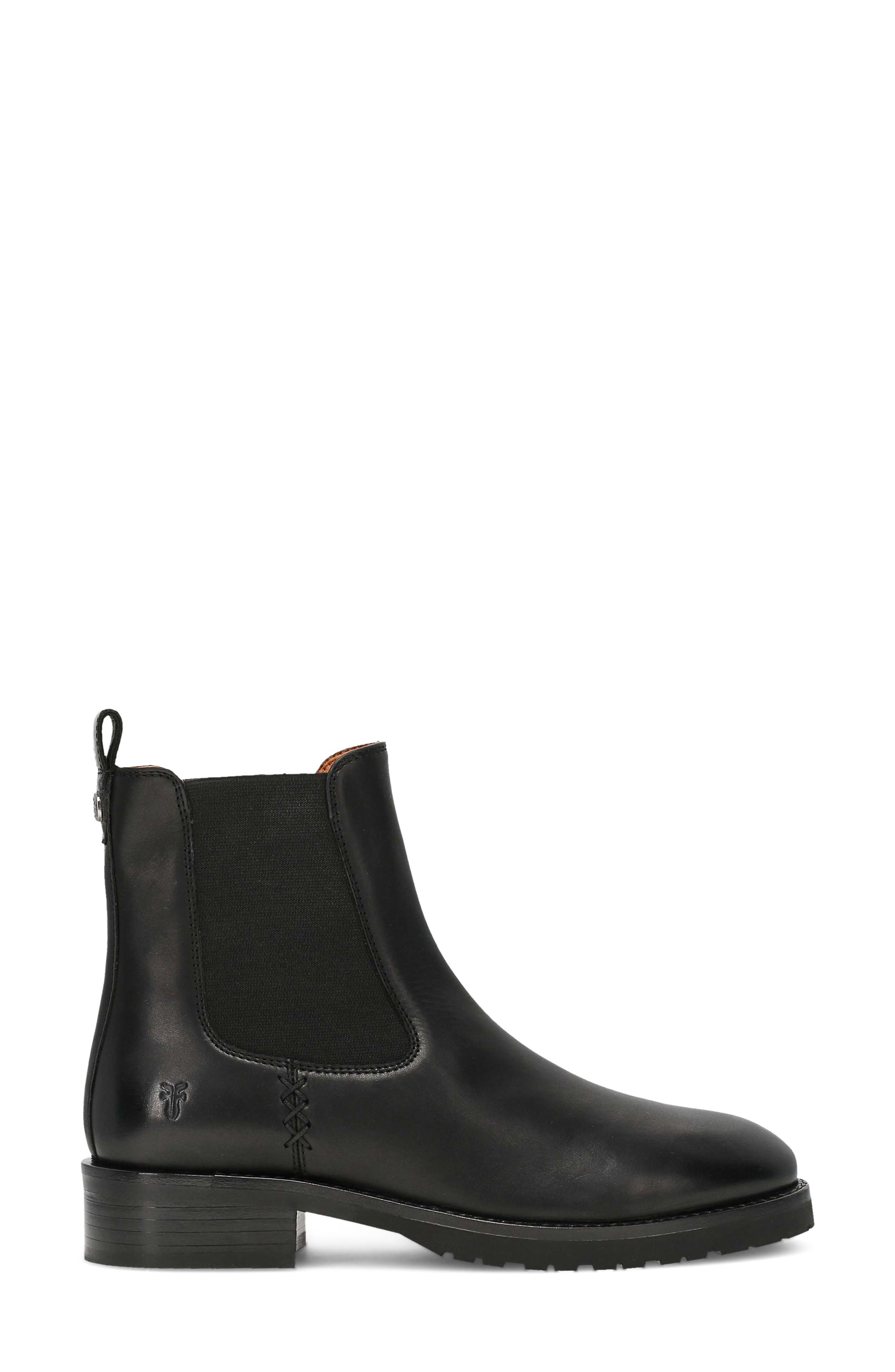 Melissa Lug Chelsea Boot, Alternate, color, BLACK