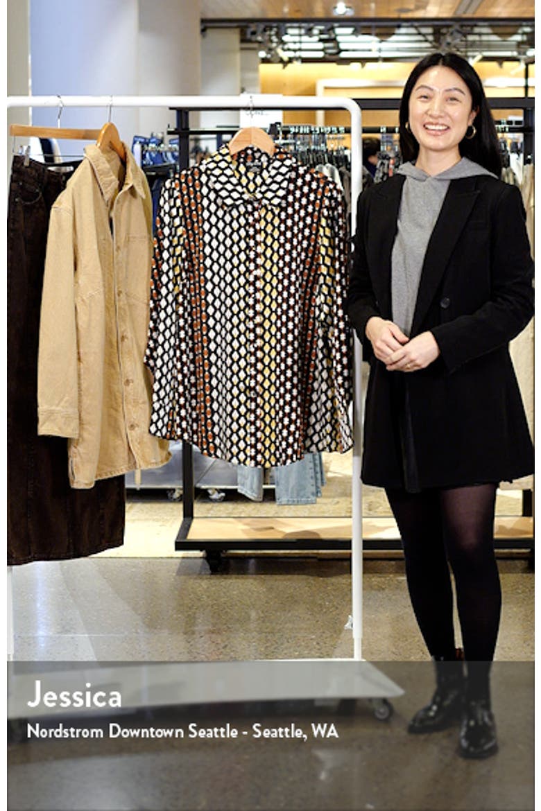 Genevieve Mix Print Long Sleeve Shirt video