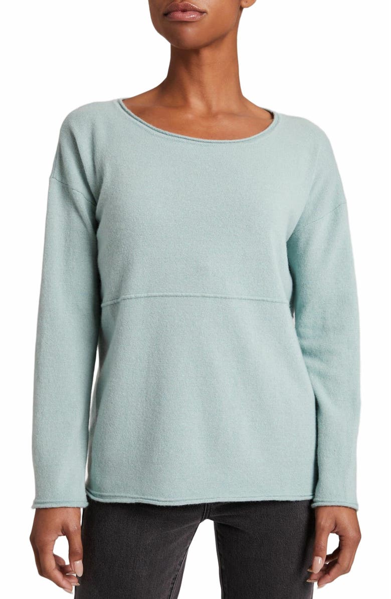 Santorelli MISHA Relaxed Fit Sweater in Cashmere Blend, Main, color, 