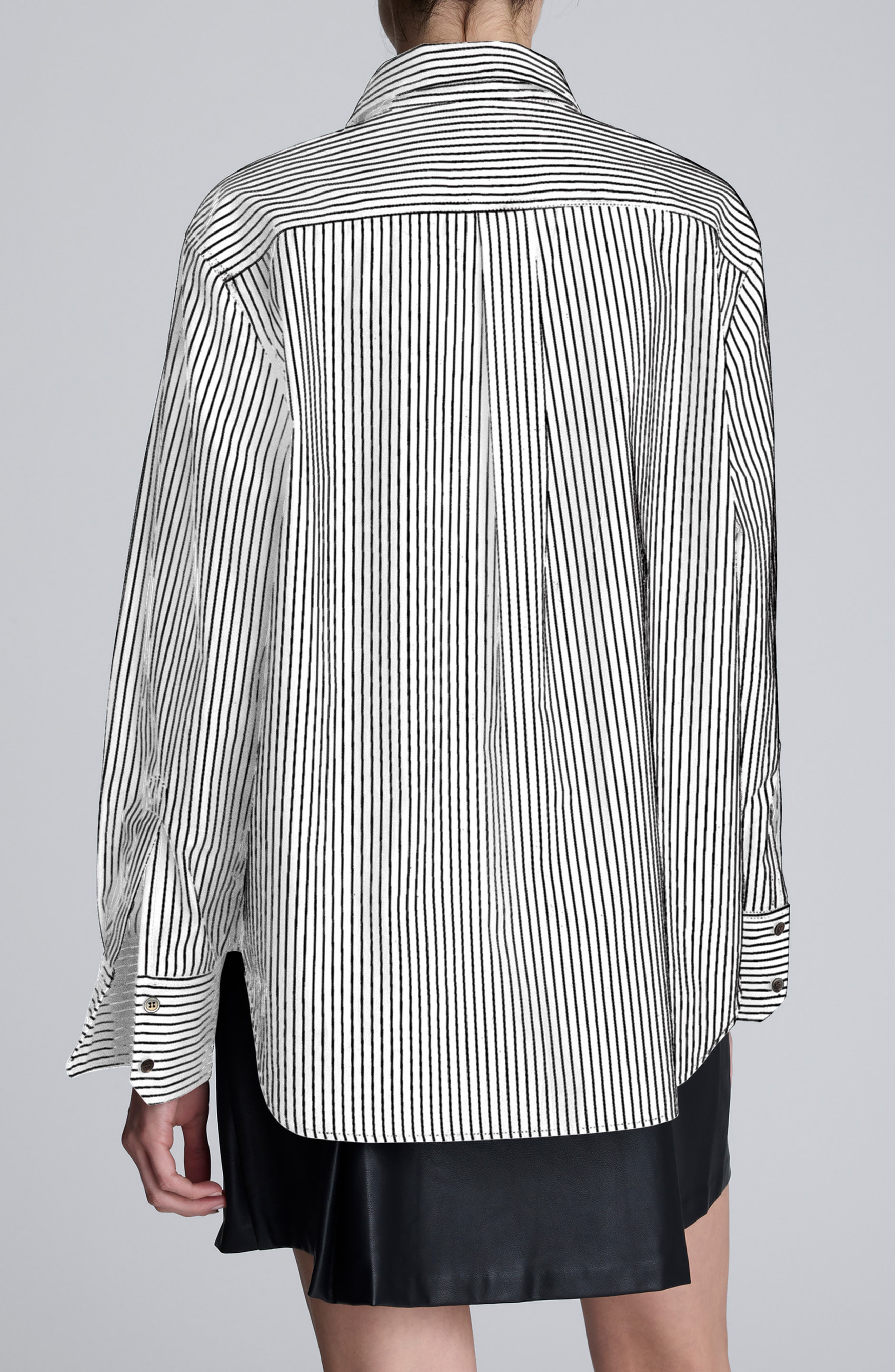 Boyfriend Button-Up Shirt - image 2