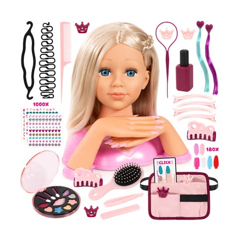 Charlene Magic Nails, Blonde, Doll Styling Head, 10.5 Inches, Kids 3+