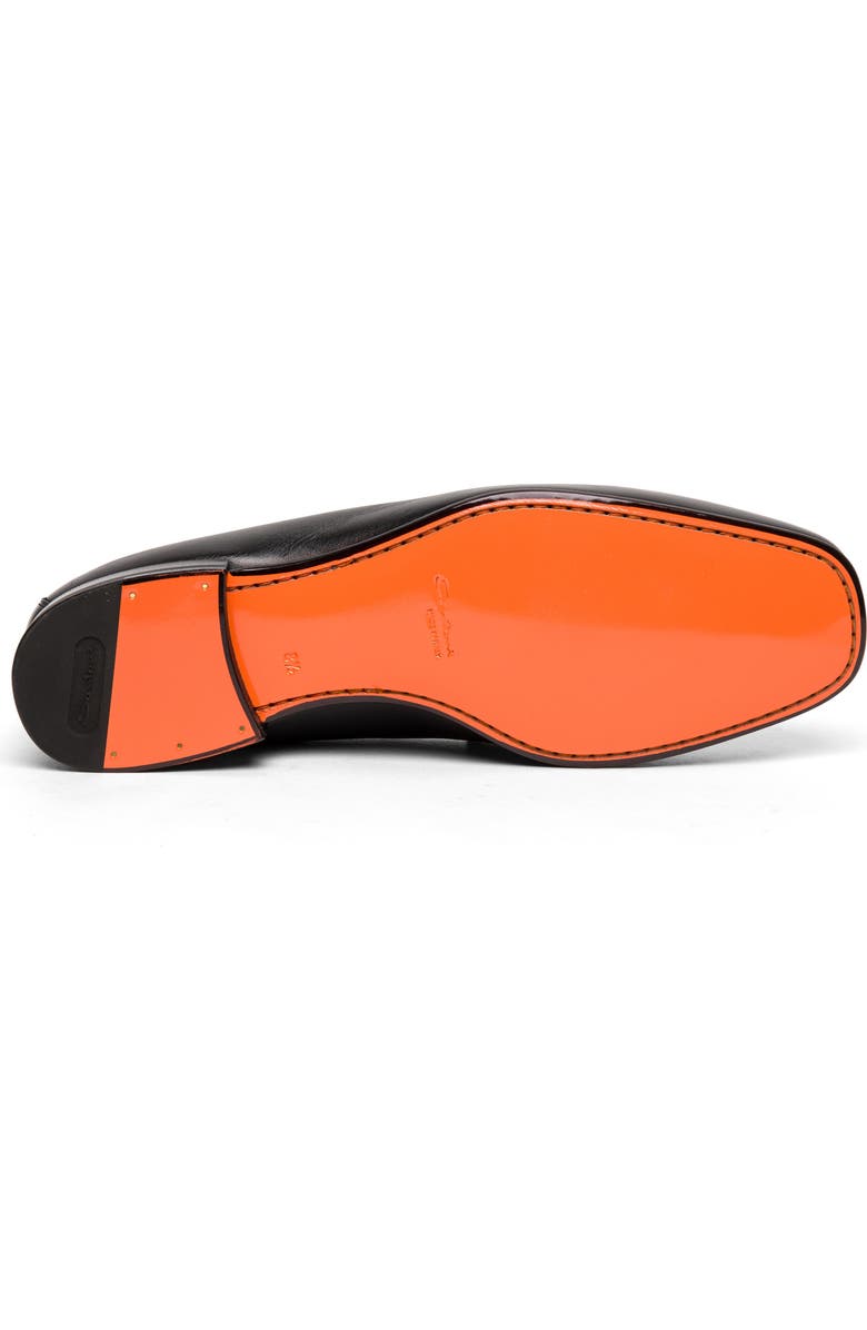 Santoni Puffy Penny Stap Vamp Loafer, Alternate, color,