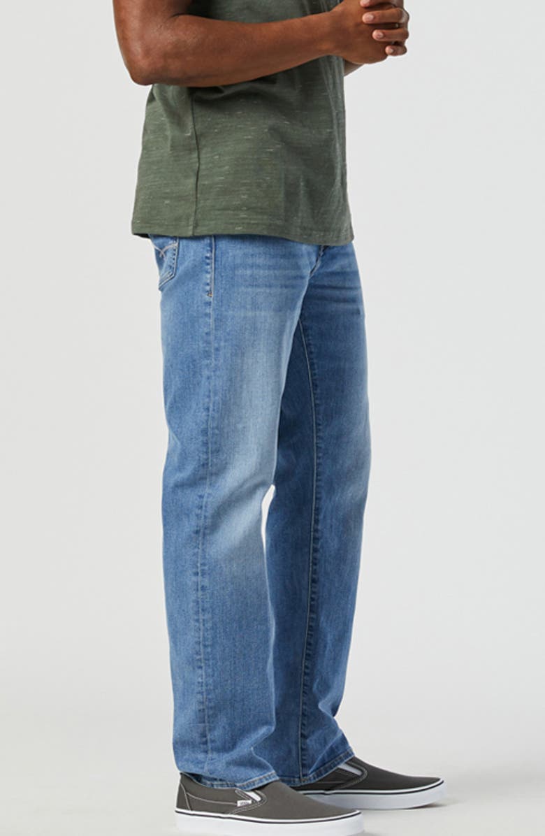 Mavi Jeans Zach Straight Leg Jeans, Alternate, color, Light Brushed Tucson