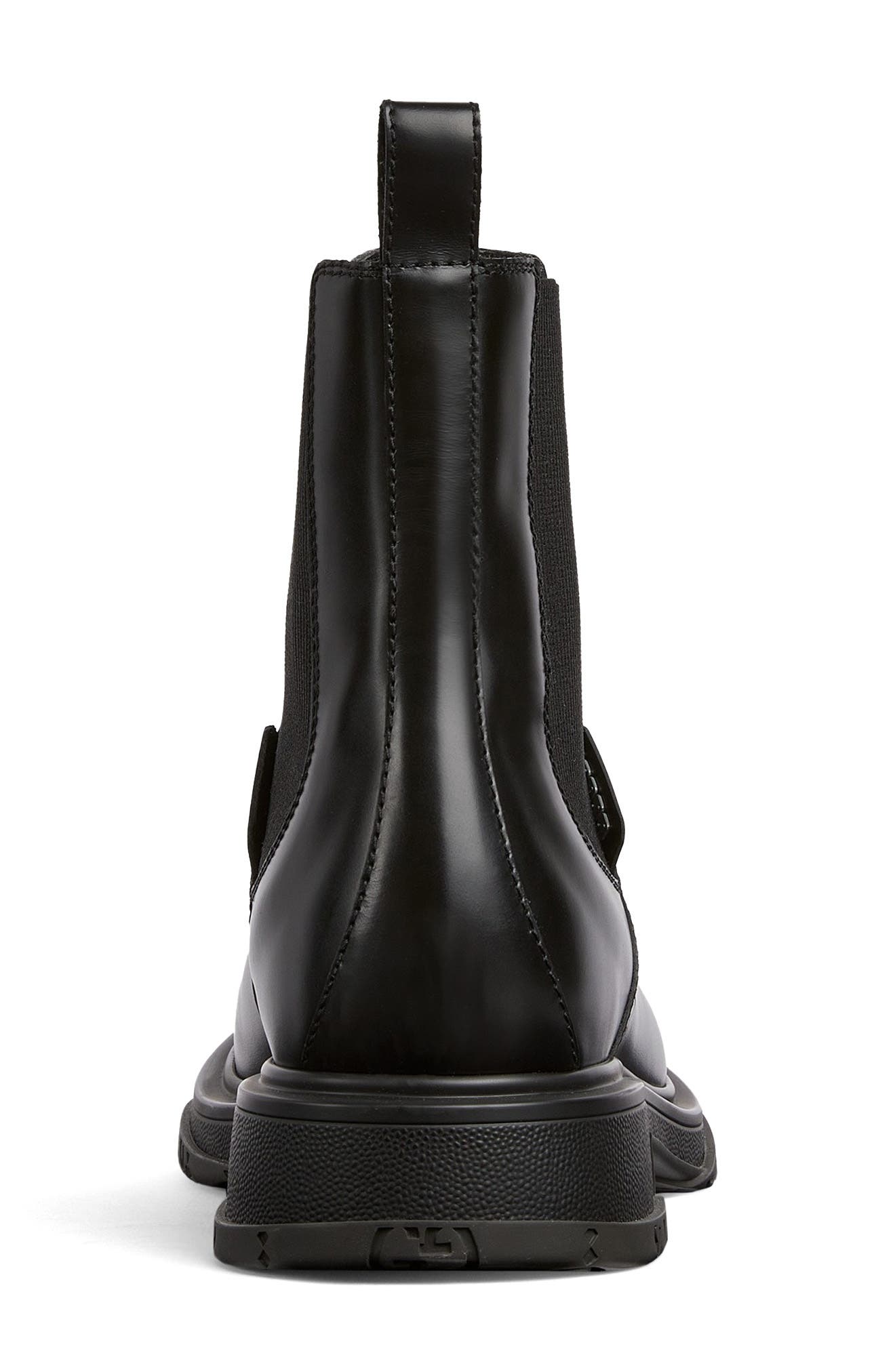 Gucci Posey Chelsea Boot, Alternate, color, Black/Black
