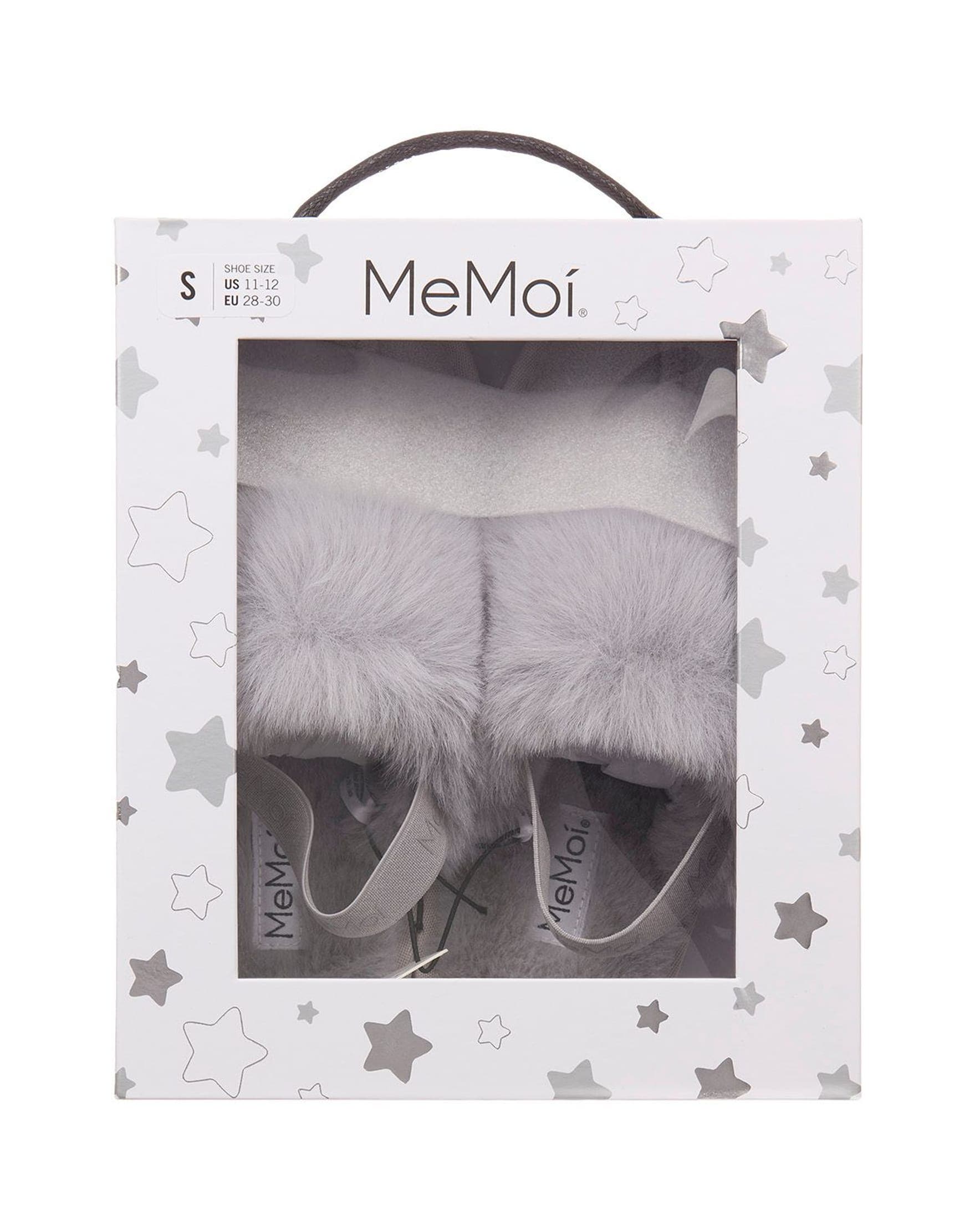 MeMoi Little Kids
 Fluffy Slide Slingback Slippers, Alternate, color, Storm