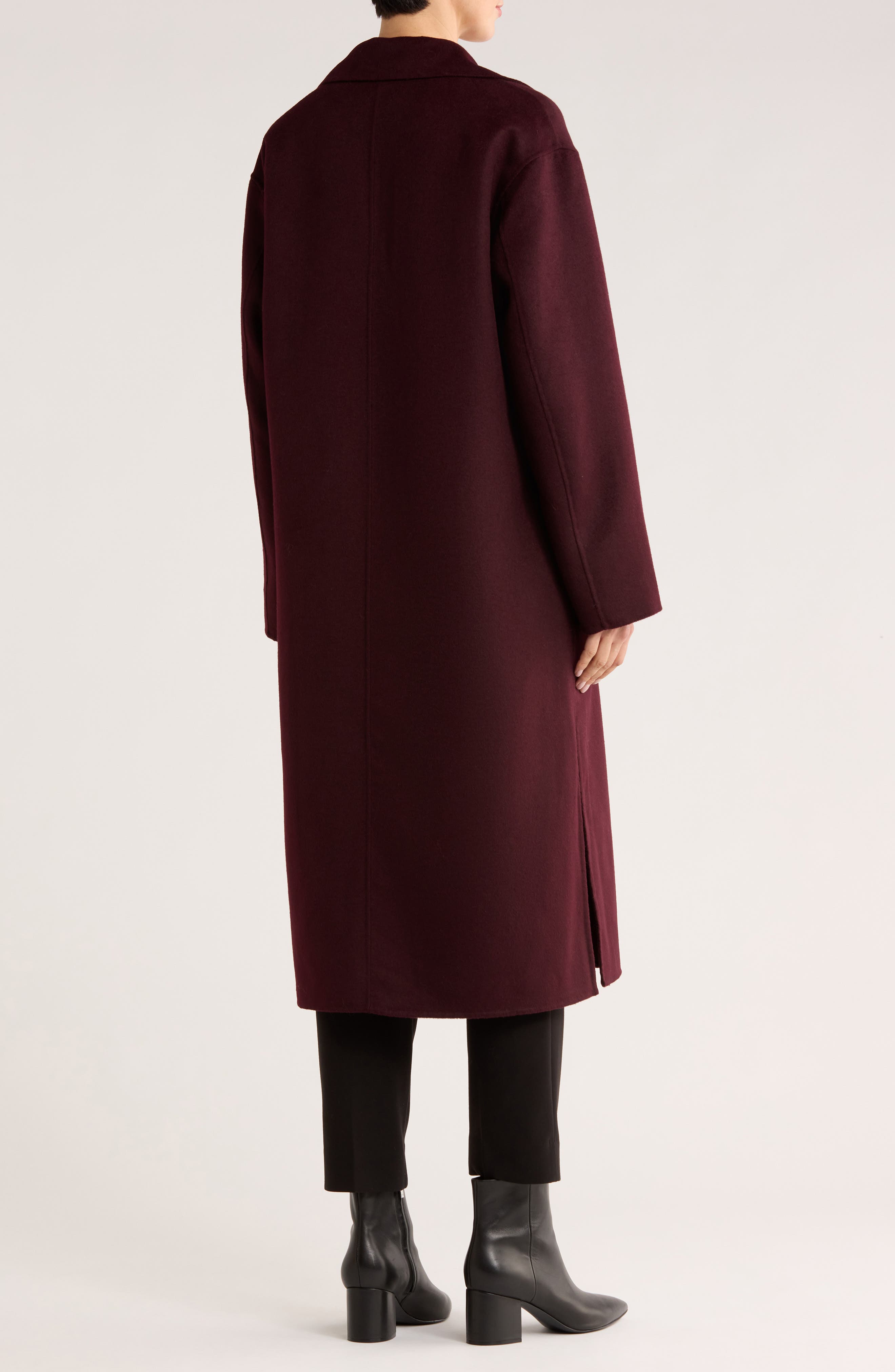 Double Faced Wool Reefer Coat - image 2