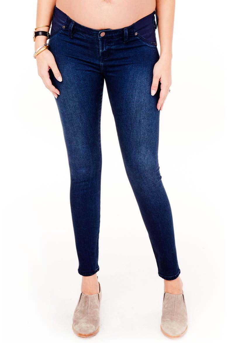 Seamless Maternity Jeggings, Main, color, TRUE BLUE