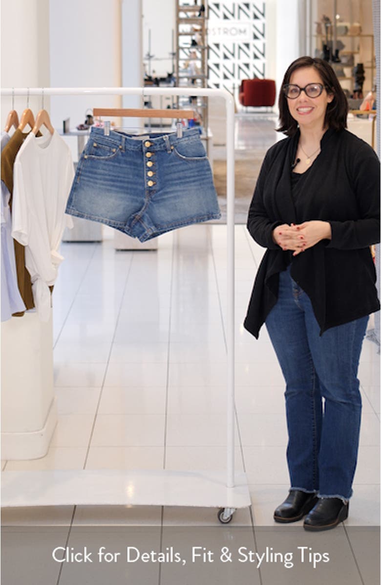 The Greta Denim Shorts, sales video thumbnail