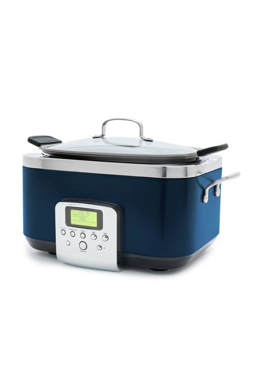 GreenPan Ceramic Nonstick 6-Quart Slow Cooker in Oxford Blue  product