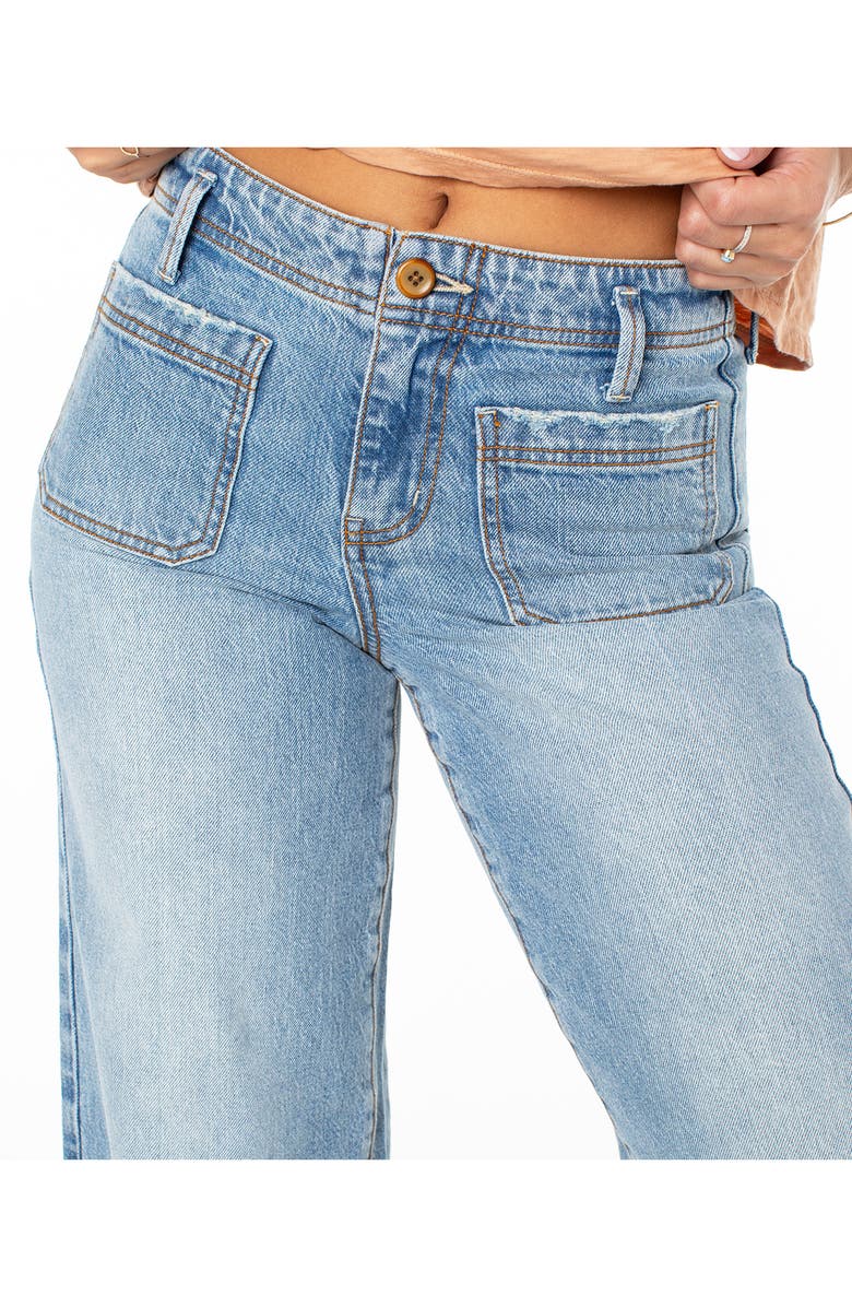 Roxy Baby Baby Wide Leg Jeans, Alternate, color,