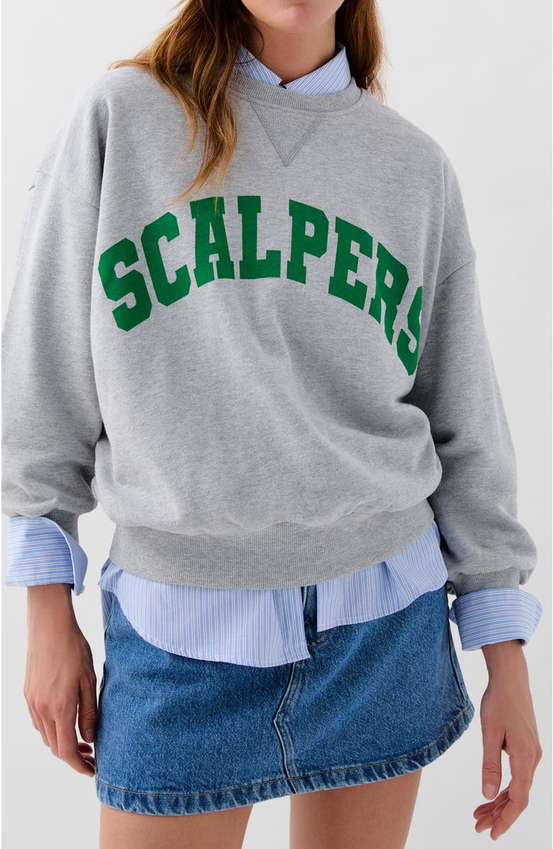 Scalpers Corporate Sweater, Main, color, Greymelange