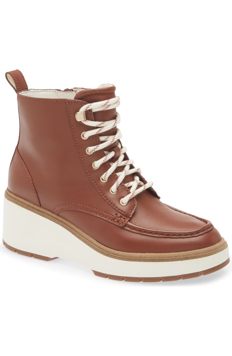 Cole Haan Zerogrand Cityquest Waterproof Wedge Bootie, Main, color, Ivory/ Brown