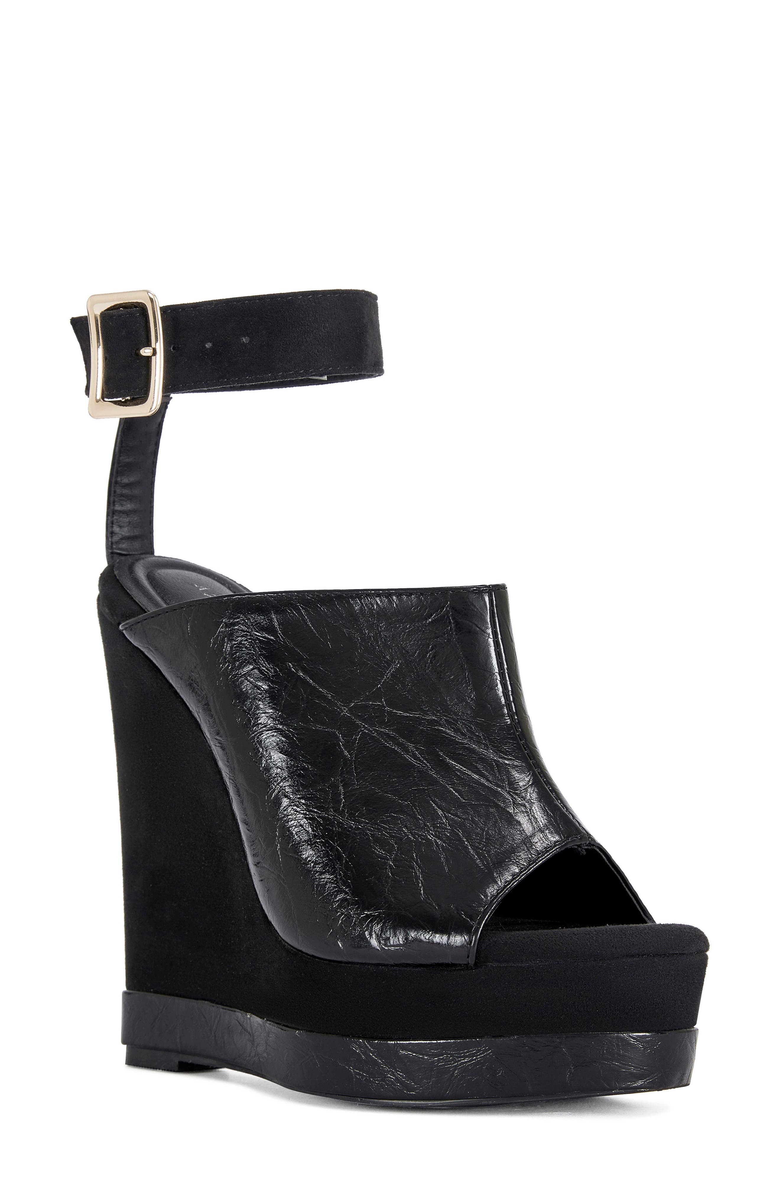 AZALEA WANG Tana Platform Ankle Strap Sandal, Main, color, 