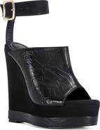 AZALEA WANG Tana Platform Ankle Strap Sandal