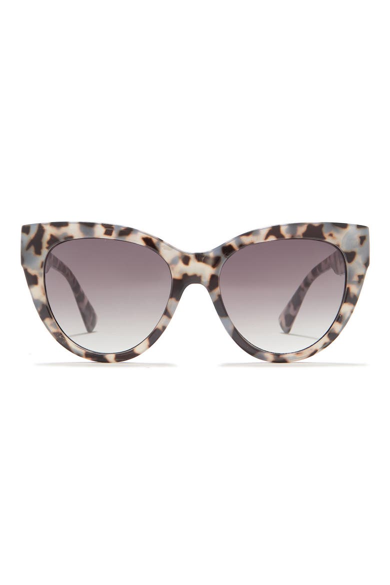60mm Cat Eye Sunglasses, Main, color, GREY TORT