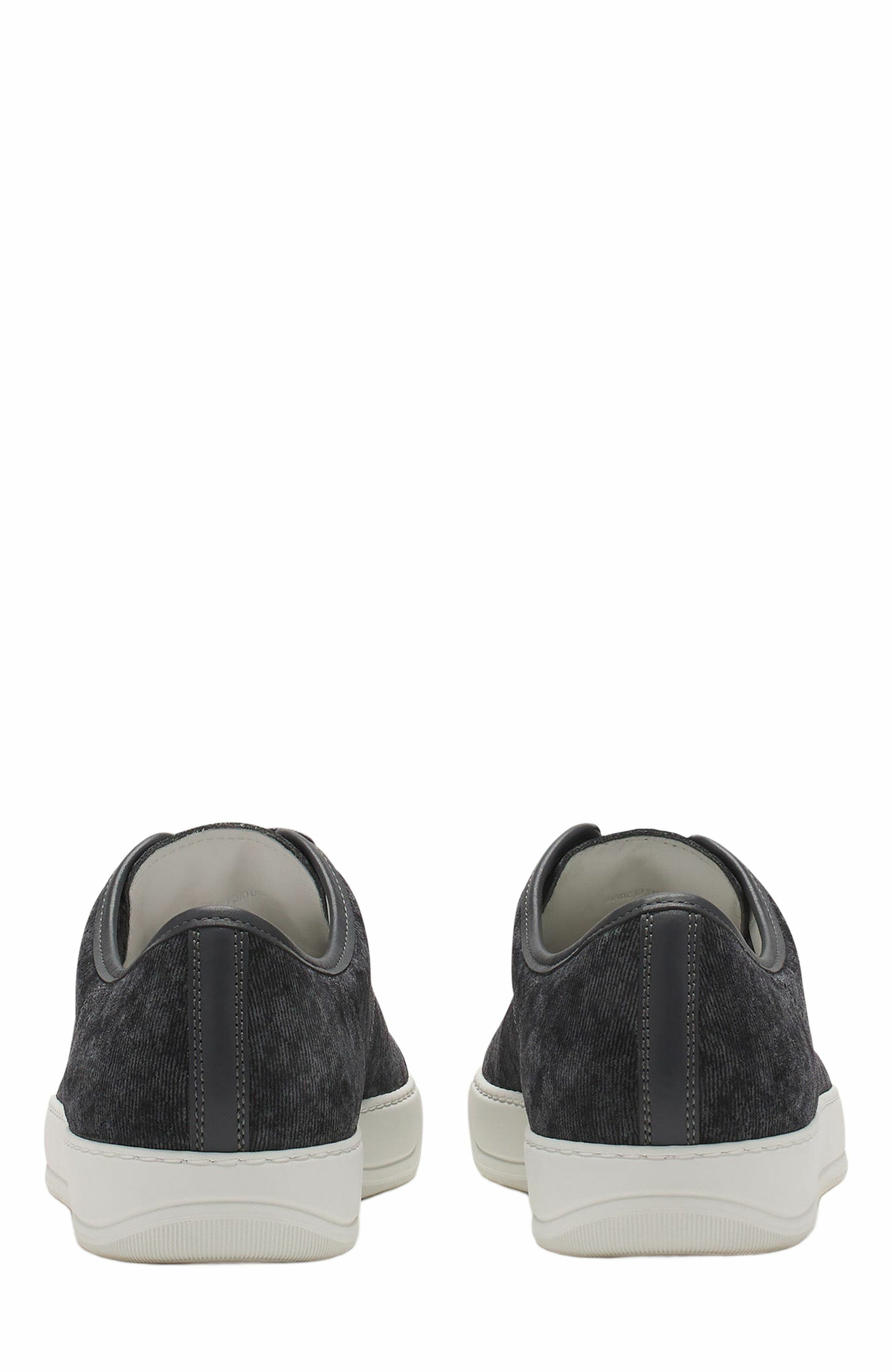 Lanvin Dbb1 Sneakers In Corduroy, Alternate, color, Steel