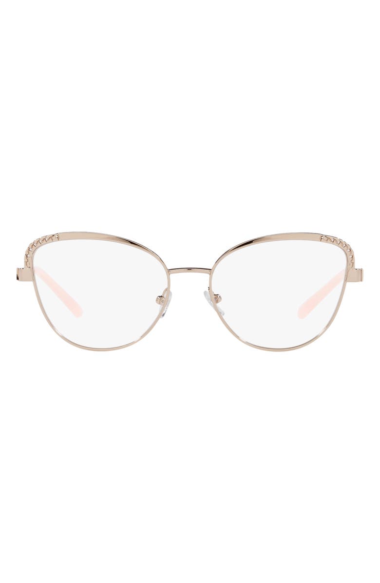 Michael Kors 53mm Cat Eye Optical Glasses, Main, color,