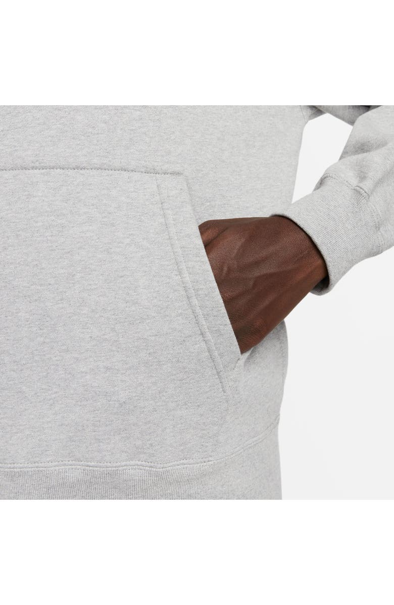 Nike Solo Swoosh Fleece Hoodie, Alternate, color, 063 D Gr H/White