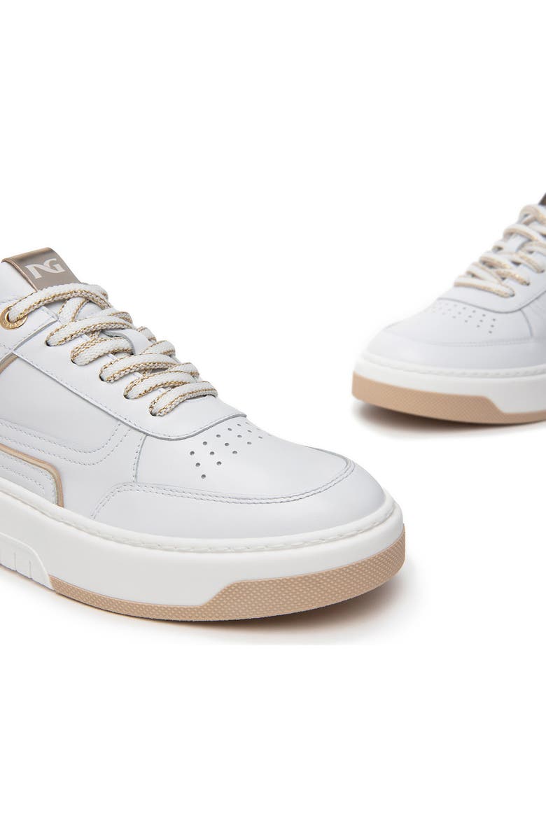 NeroGiardini Clean Retro Sneaker, Alternate, color, White