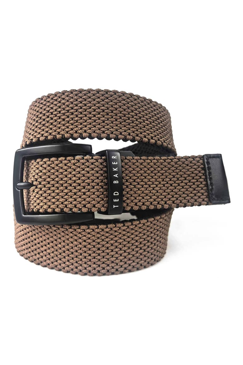 Reversible Web Stretch Belt, Alternate, color, BLACK/ TAN