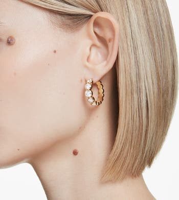Imber Crystal Hoop Earrings