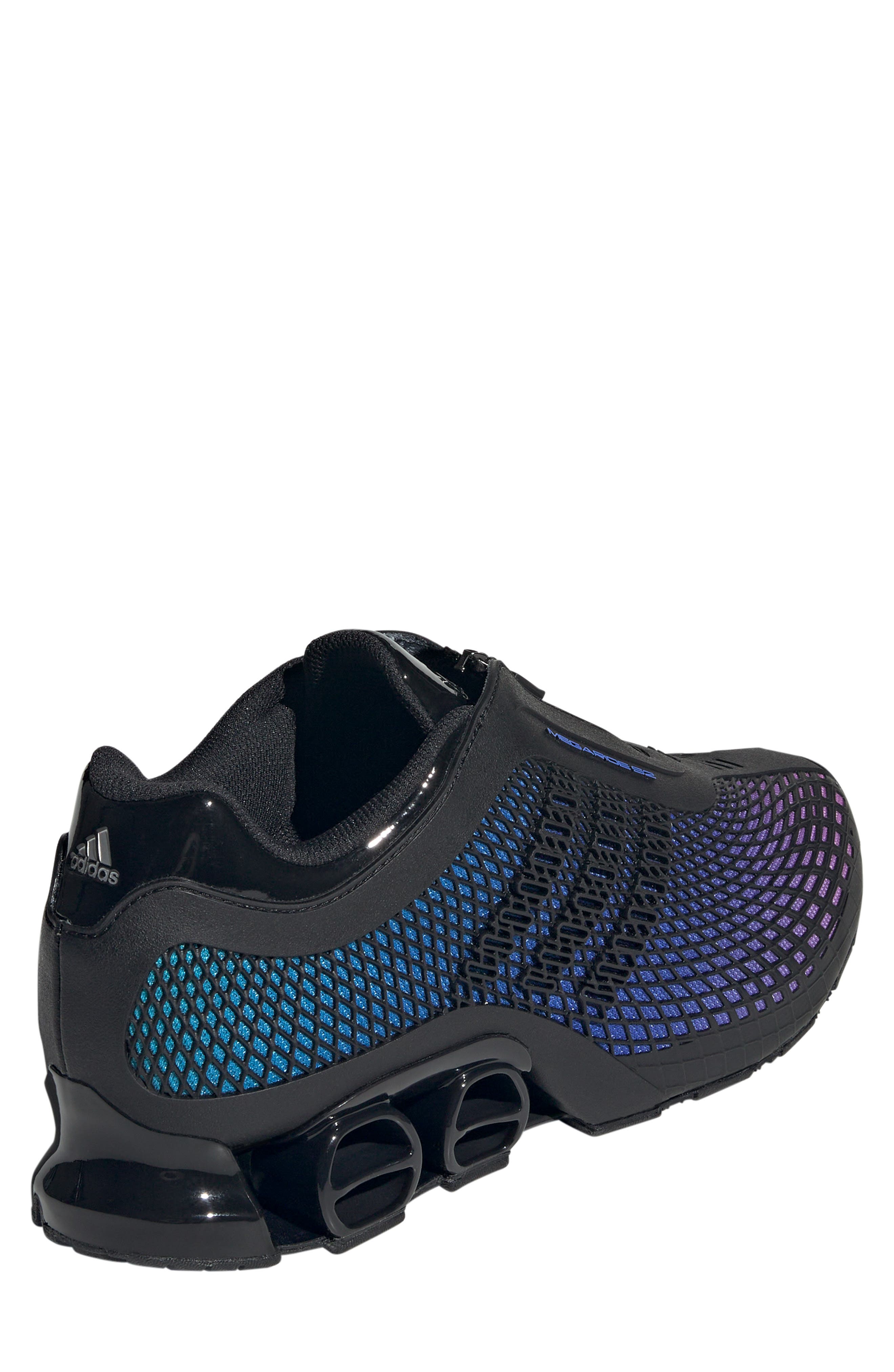 adidas Megaride S2 Zip Sneaker, Alternate, color, Black/ Blue