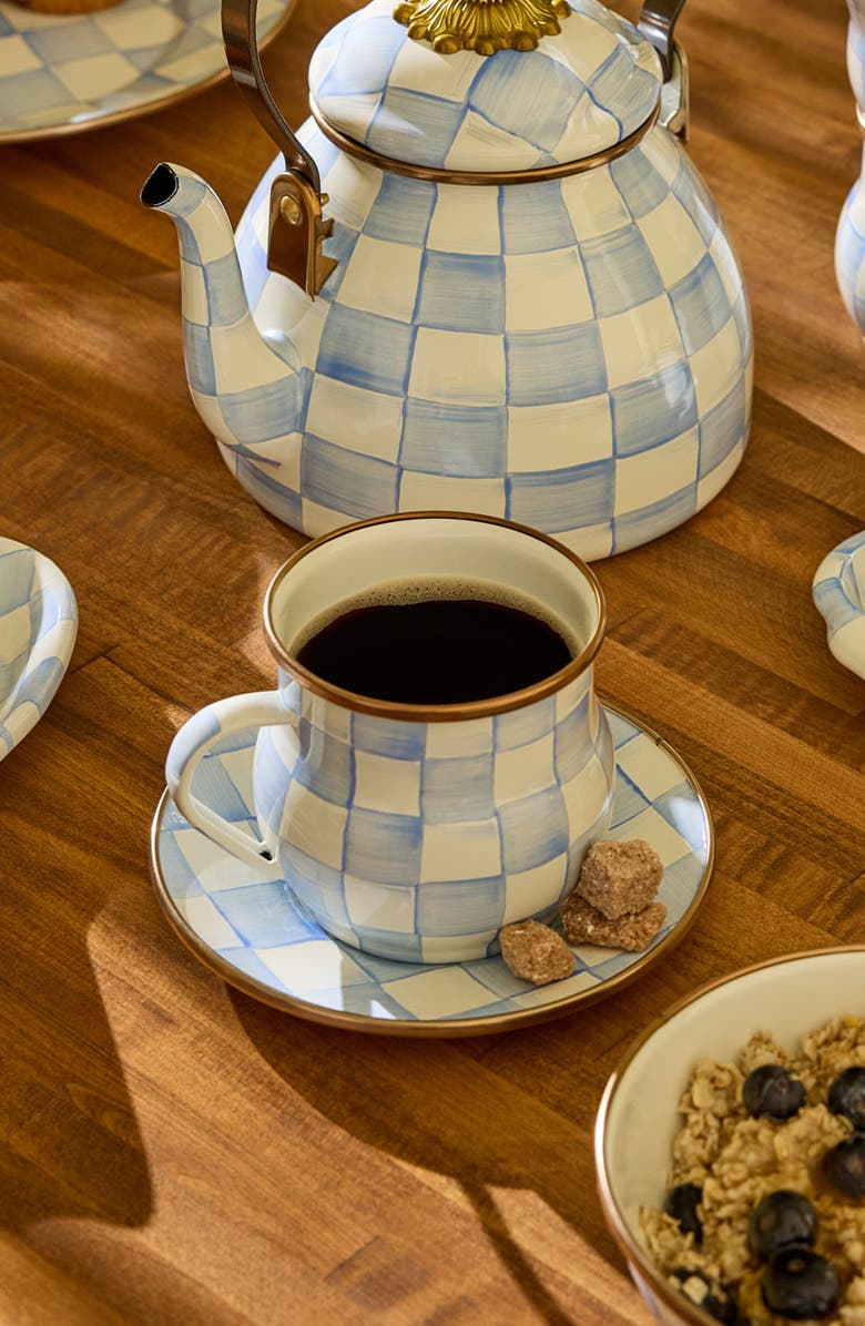 MACKENZIE CHILDS Sky Check Mug, Alternate, color, Sky Check