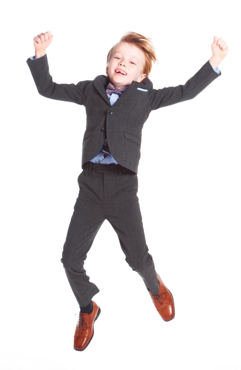 Andy & Evan 2 PIECE SUIT WITH STRETCH, Alternate, color, Grey