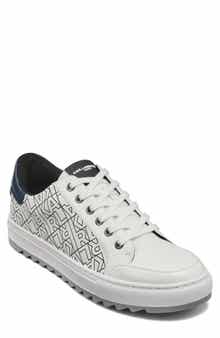 KARL LAGERFELD PARIS Logo Leather Sneaker