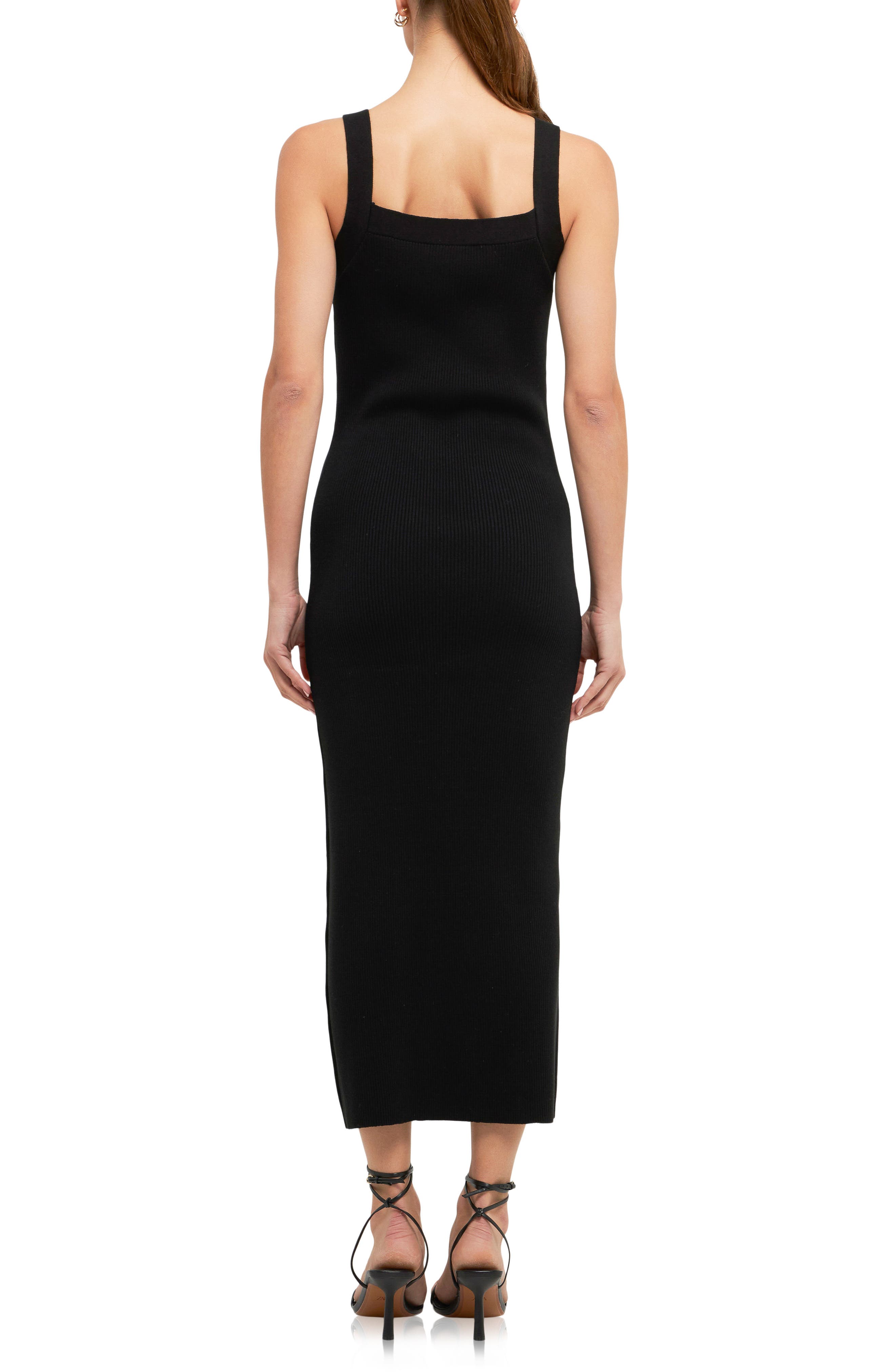 Rib Midi Tank Dress - image 2