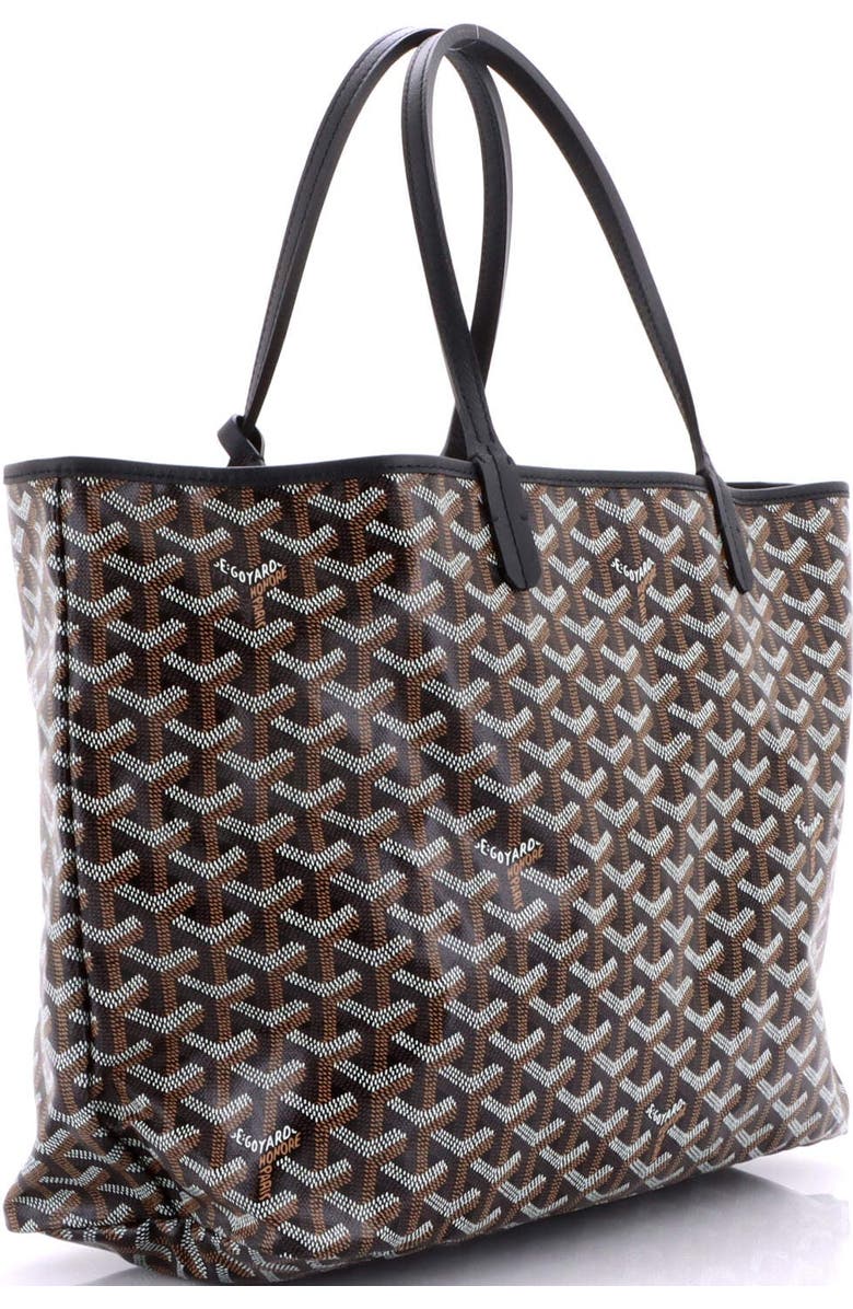 Pre-Owned Goyard Saint Louis Tote Coated Canvas PM, Alternate, color, Black