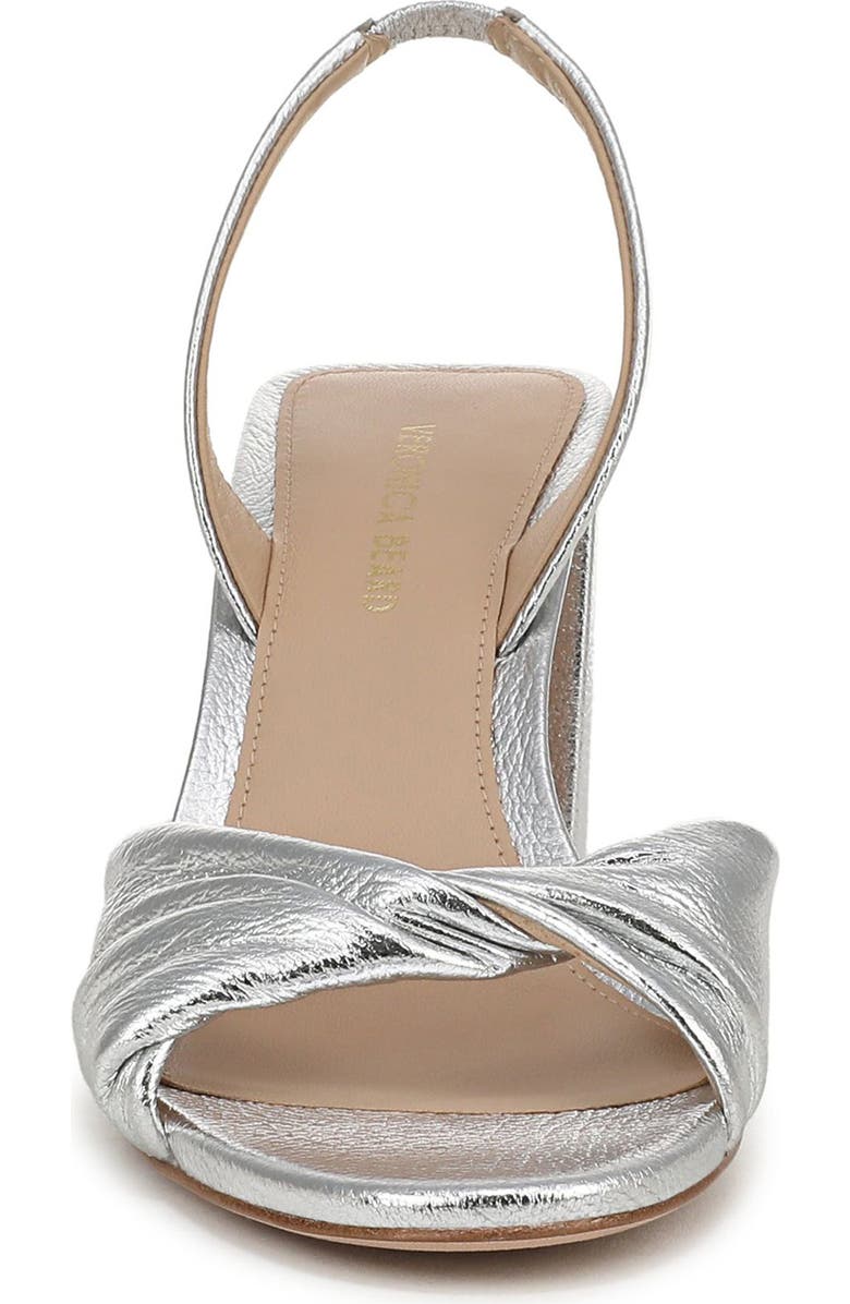 Veronica Beard Tullia Slingback Sandal, Alternate, color, Silver