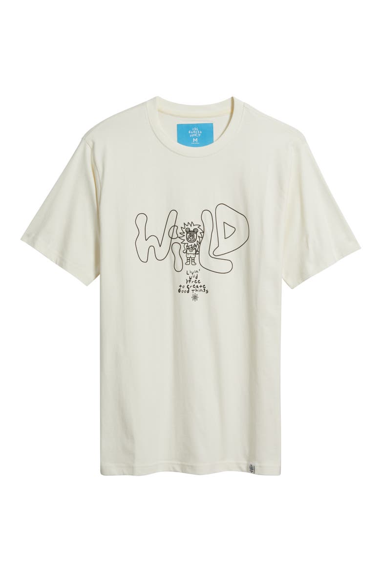 Wild & Free Graphic T-Shirt, Alternate, color, VANILLA ICE