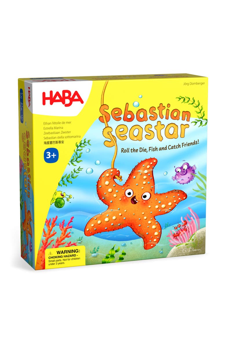 Sebastian Sea Star Fishing Board Game, Main, color, Multi