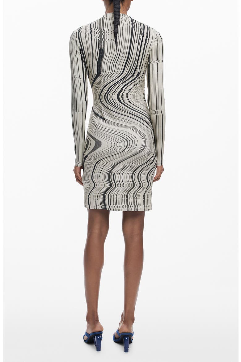 Long Sleeve Sheath Dress, Alternate, color, WHITE