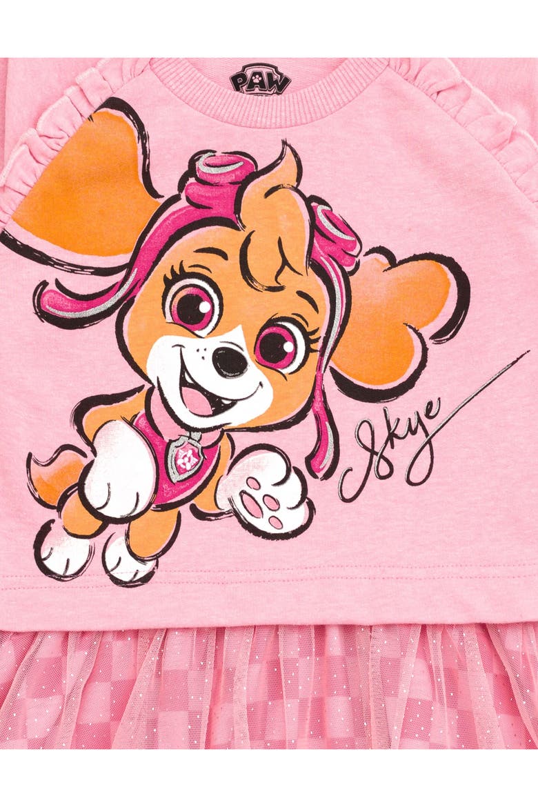 Skye Glitter Tutu Dress, Alternate, color, Skye Pink