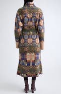 Dries Van Noten Telos Wool & Alpaca Blend Jacquard Cardigan