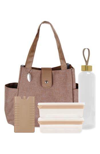 Silver One International 7-piece Lunch Tote Set