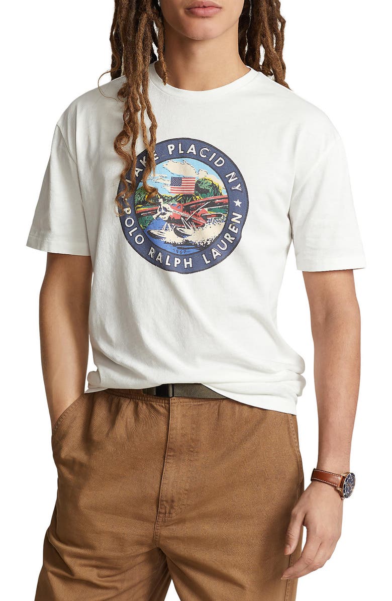 Polo Ralph Lauren Polo Sportsman Graphic T-Shirt, Main, color, 