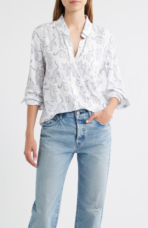 Rails Kathryn Jaguar Button-front Blouse In White