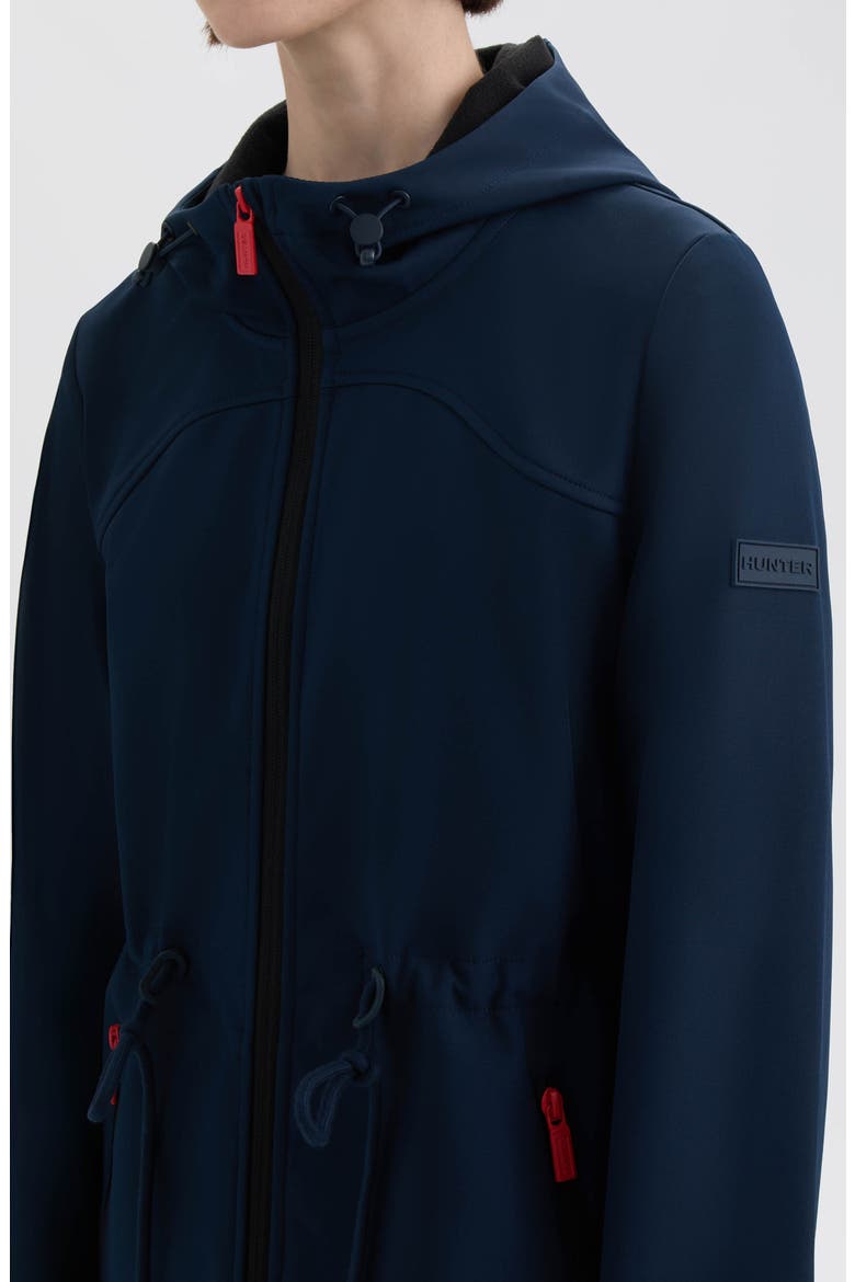 Florence Hooded Softshell Jacket, Alternate, color, BLACK