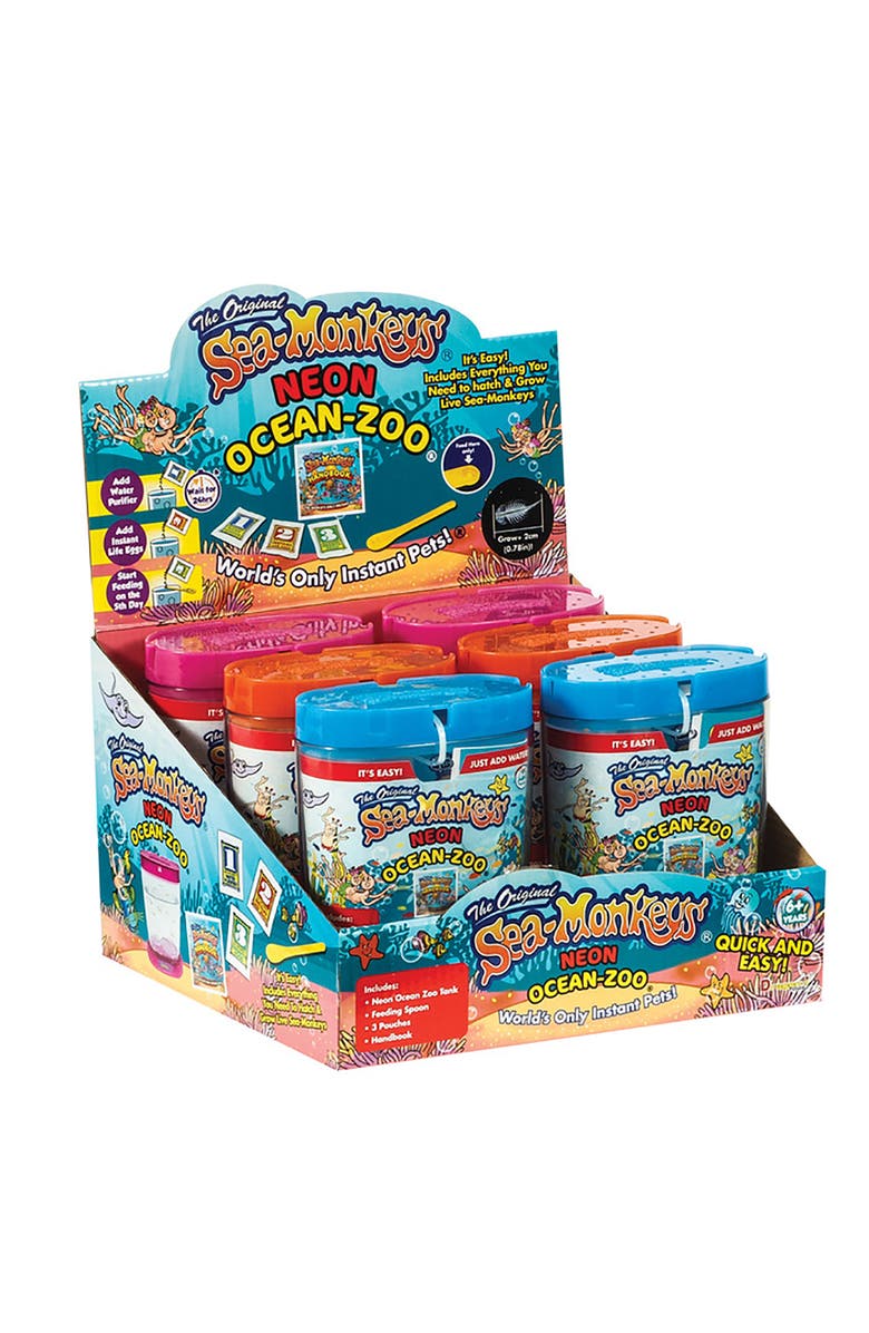 Schylling Sea Monkey'S Plastic Schylling Ocean Zoo Colors May Vary For Fish, Alternate, color, Multicolored