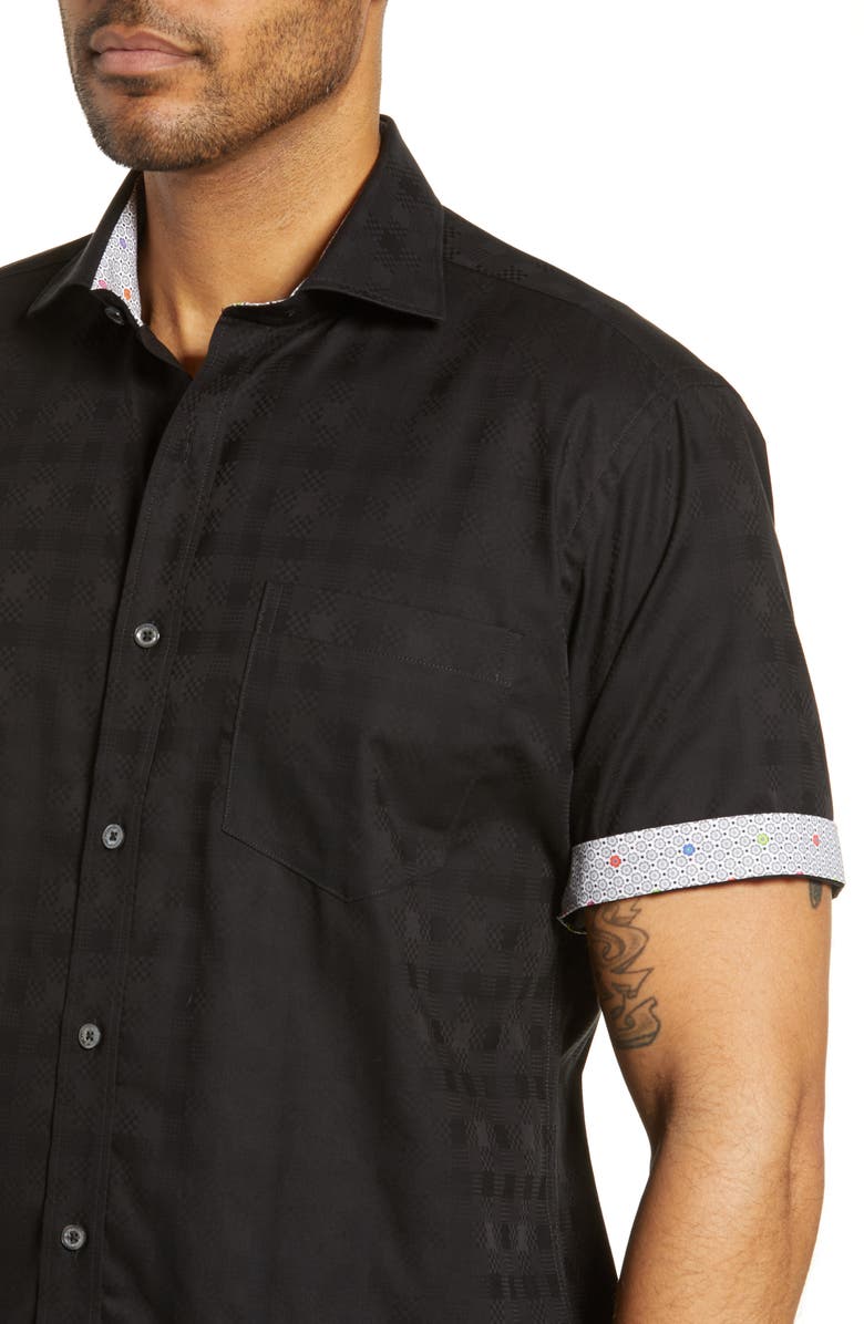 Bugatchi Classic Fit Cotton Shirt, Alternate, color, 