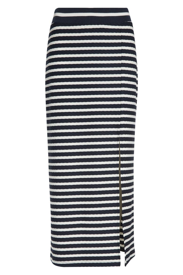 Stripe Maxi Skirt, Alternate, color, NAVY STRIPE