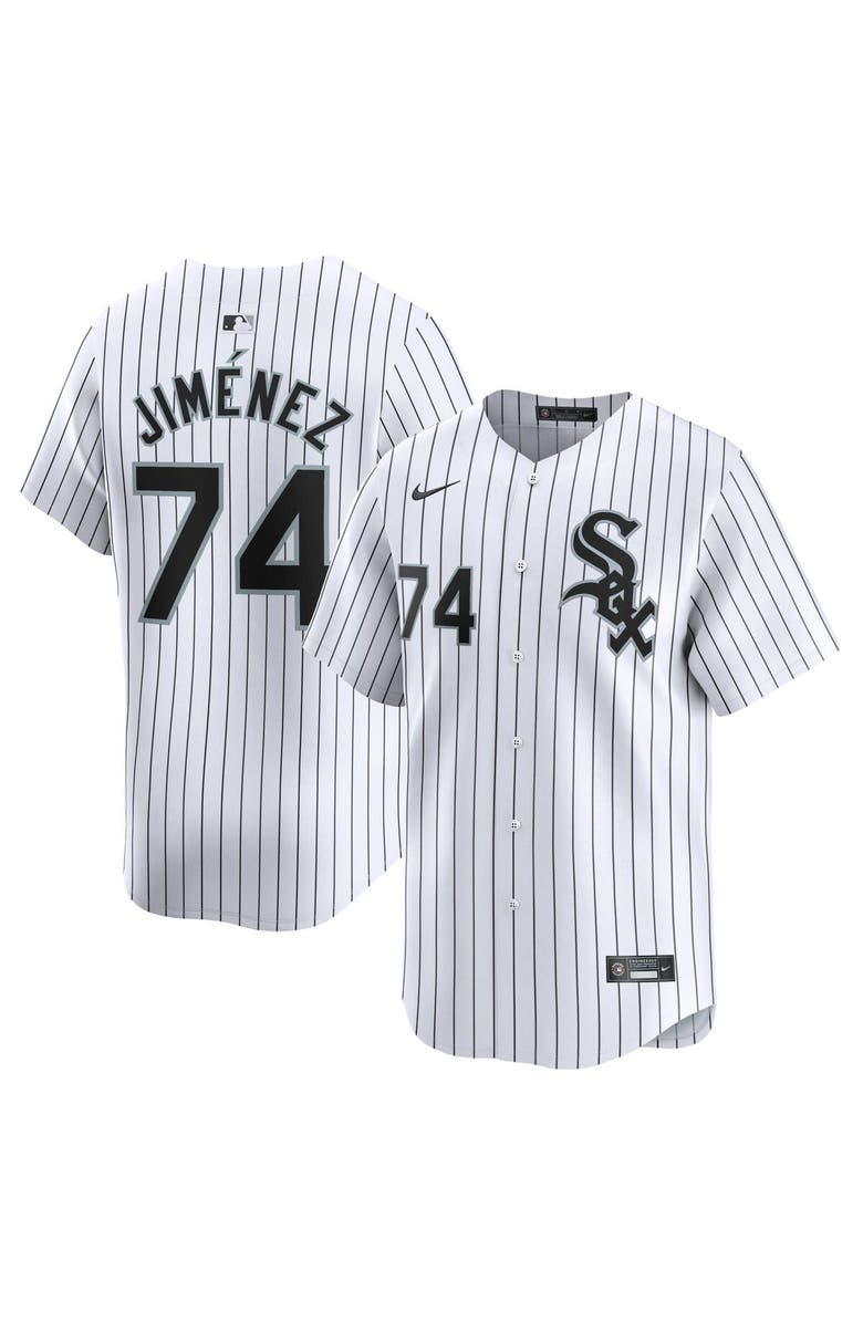 Nike Men's Nike Eloy Jimenez White Chicago White Sox Home Limited Player Jersey, Main, color, 