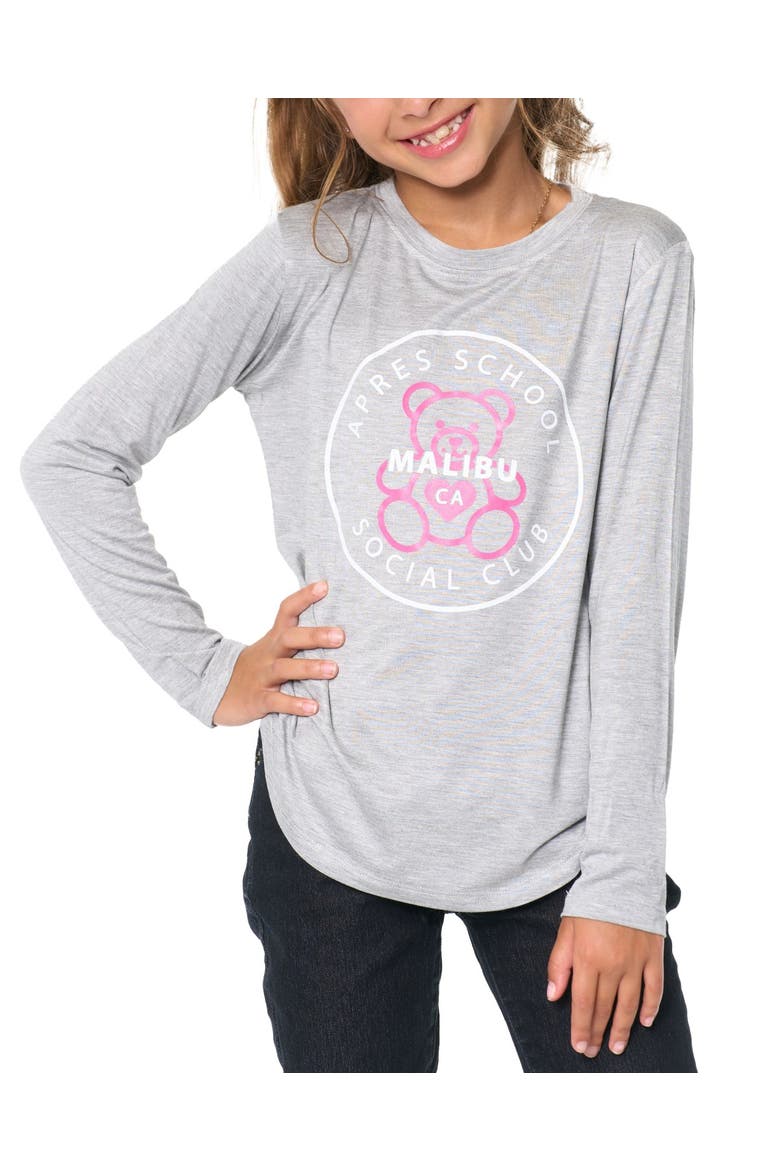 Tunic top with APRES screen - Big Kid, Main, color, Heather Gray