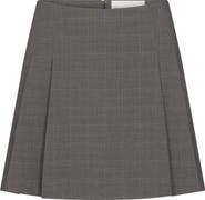 Williams Athletic Club Nikki Plaid Pleated Miniskirt