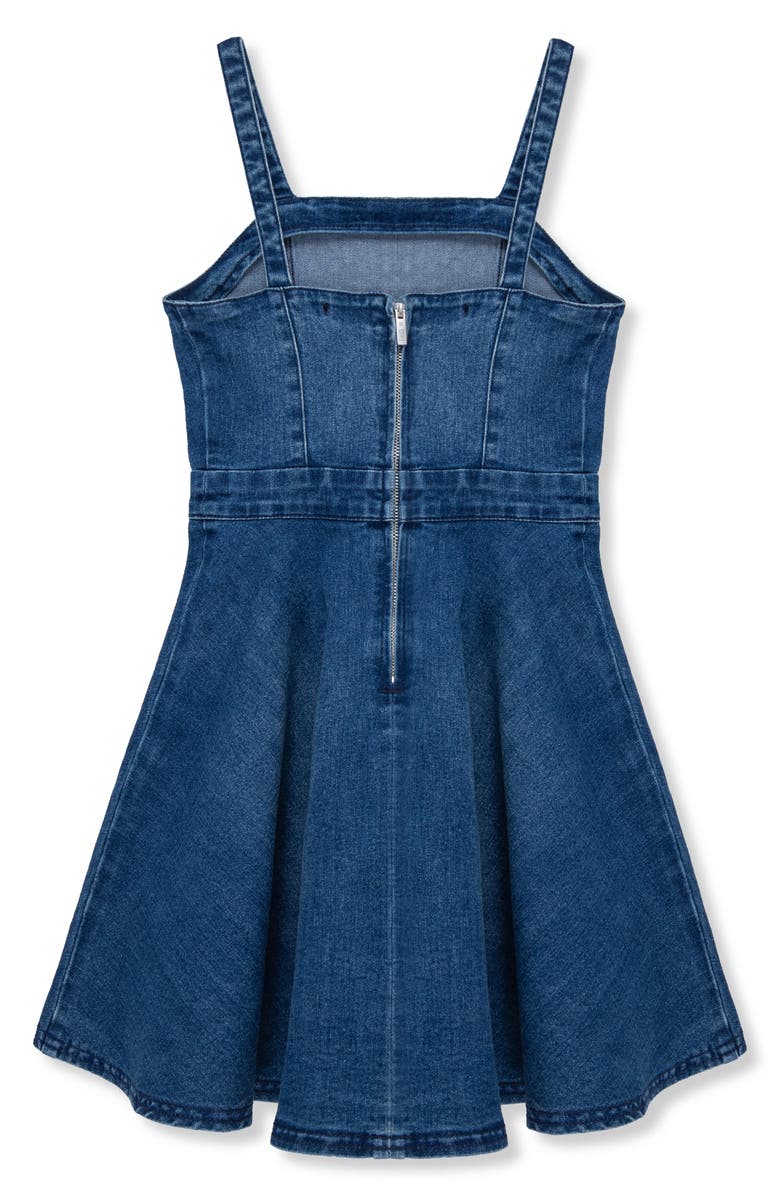 Truce Kids' Studded Denim Dress, Alternate, color, Denim